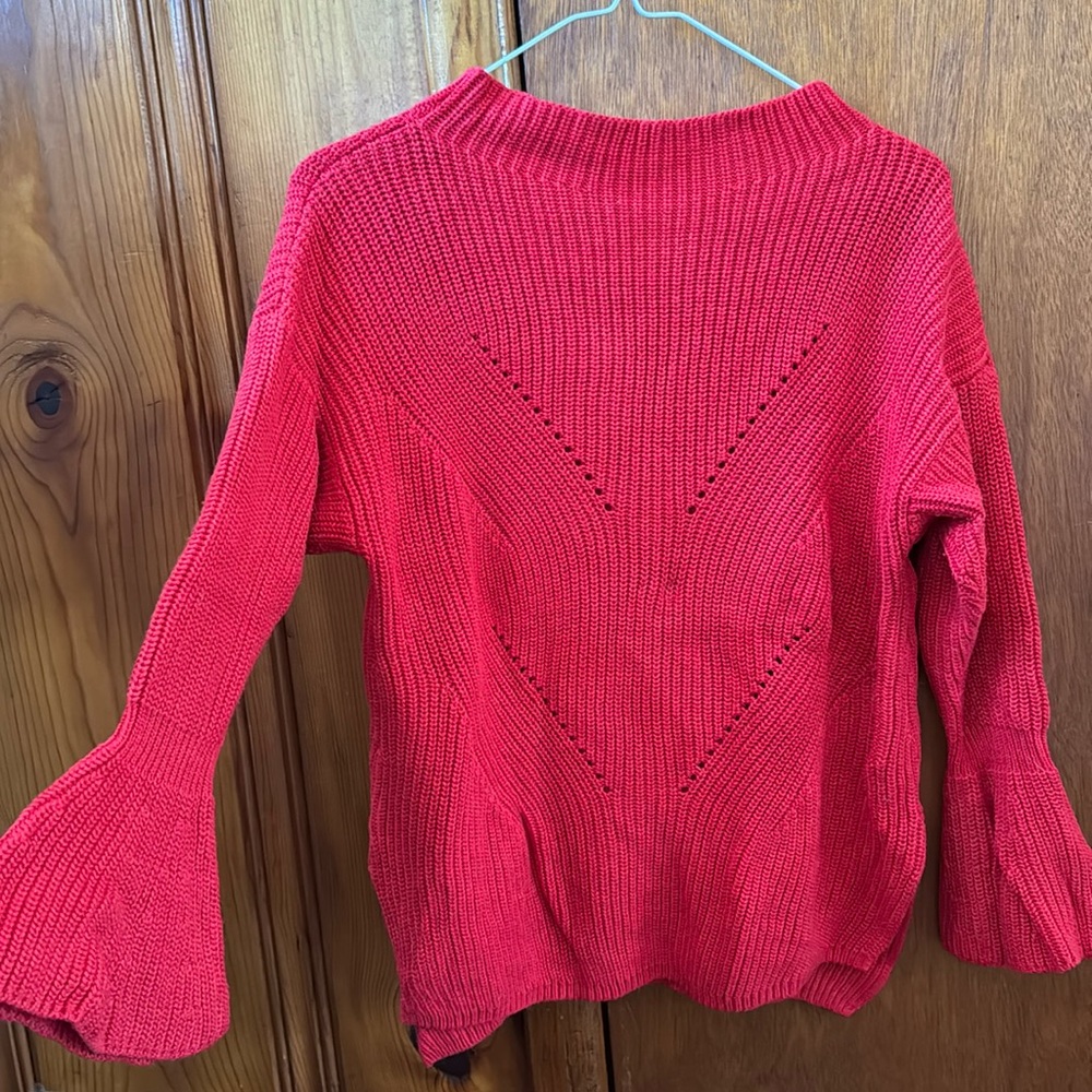 Bell sleeve sweater